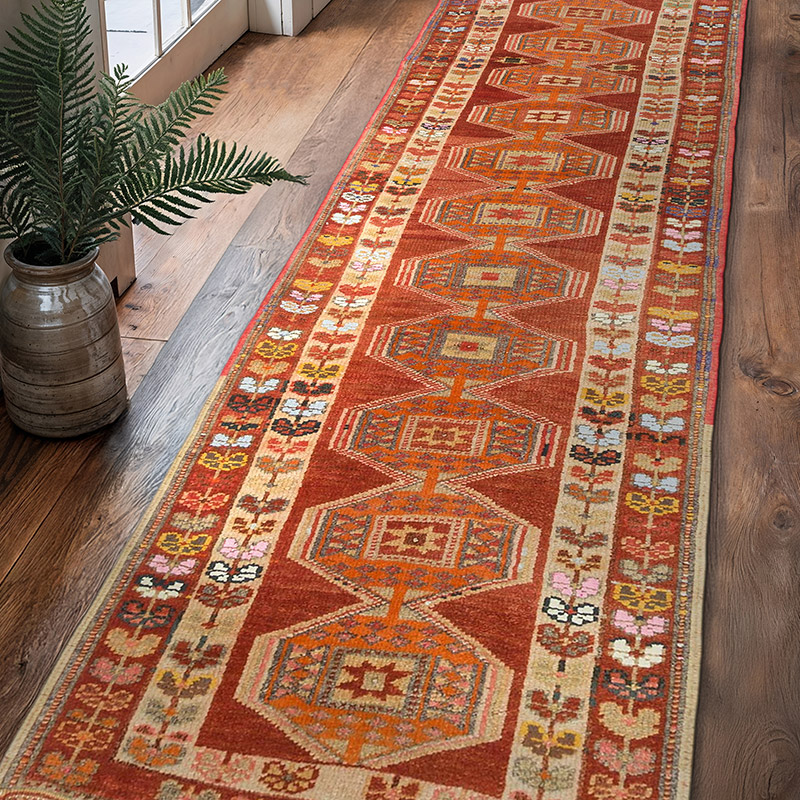 Vintage Anadolu Yolluk - 90 cm x 320 cm - K0076473