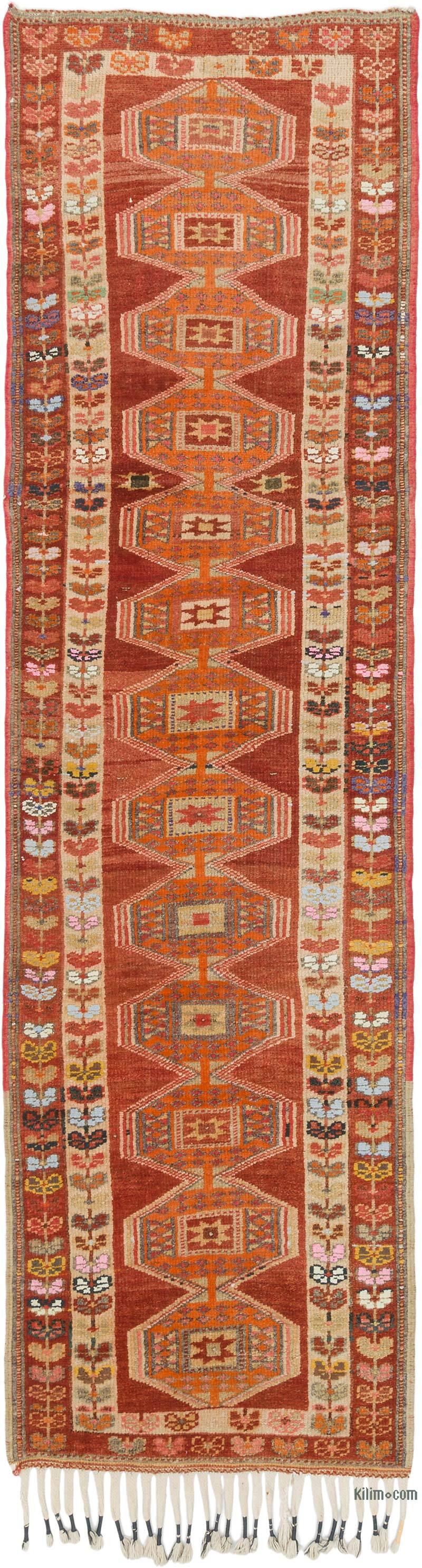 Vintage Anadolu Yolluk - 90 cm x 320 cm - K0076473