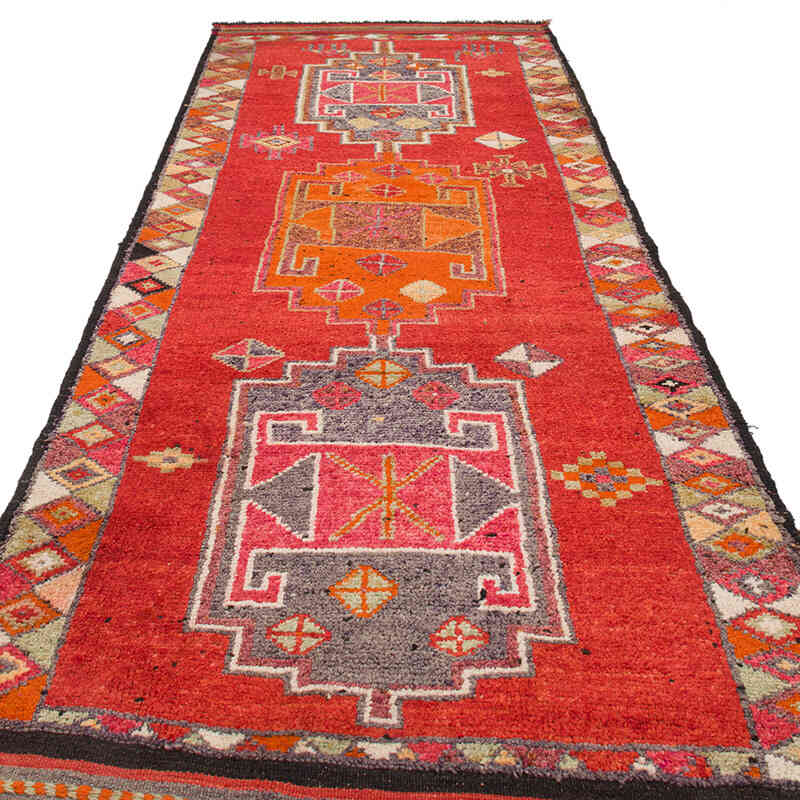 Vintage Anadolu Yolluk - 120 cm x 342 cm - K0076474