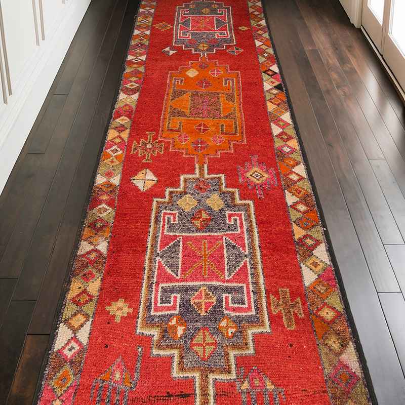 Vintage Anadolu Yolluk - 120 cm x 342 cm - K0076474