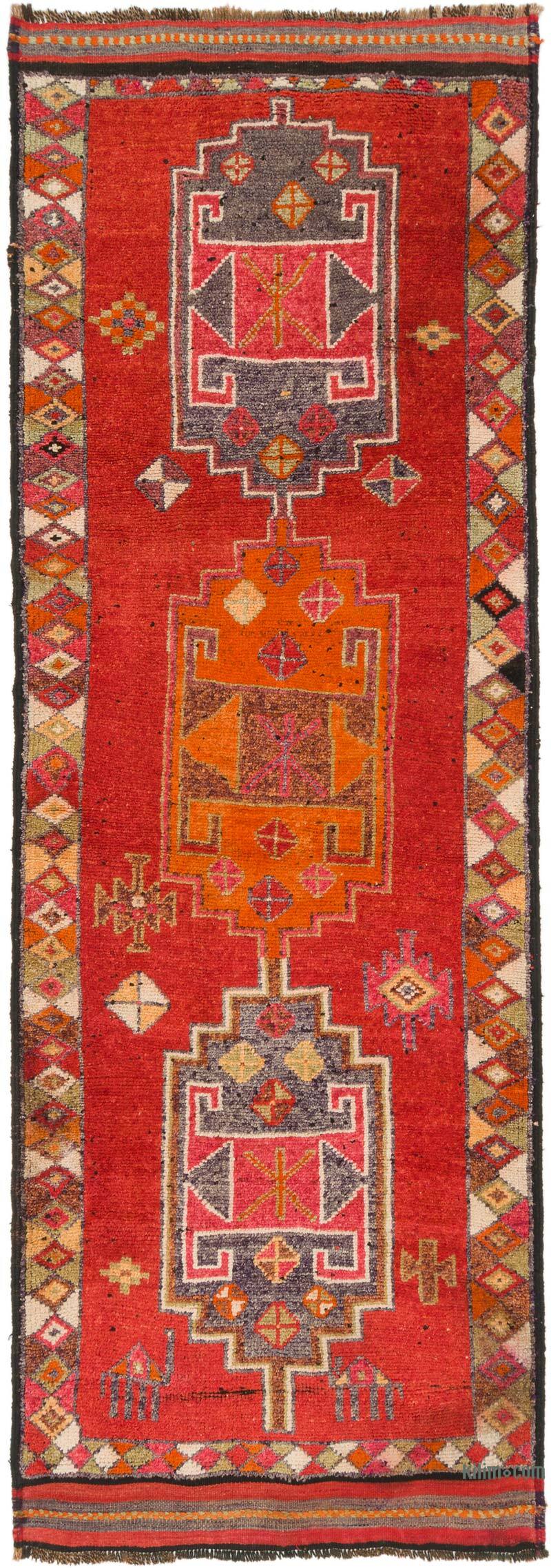 Vintage Anadolu Yolluk - 120 cm x 342 cm - K0076474