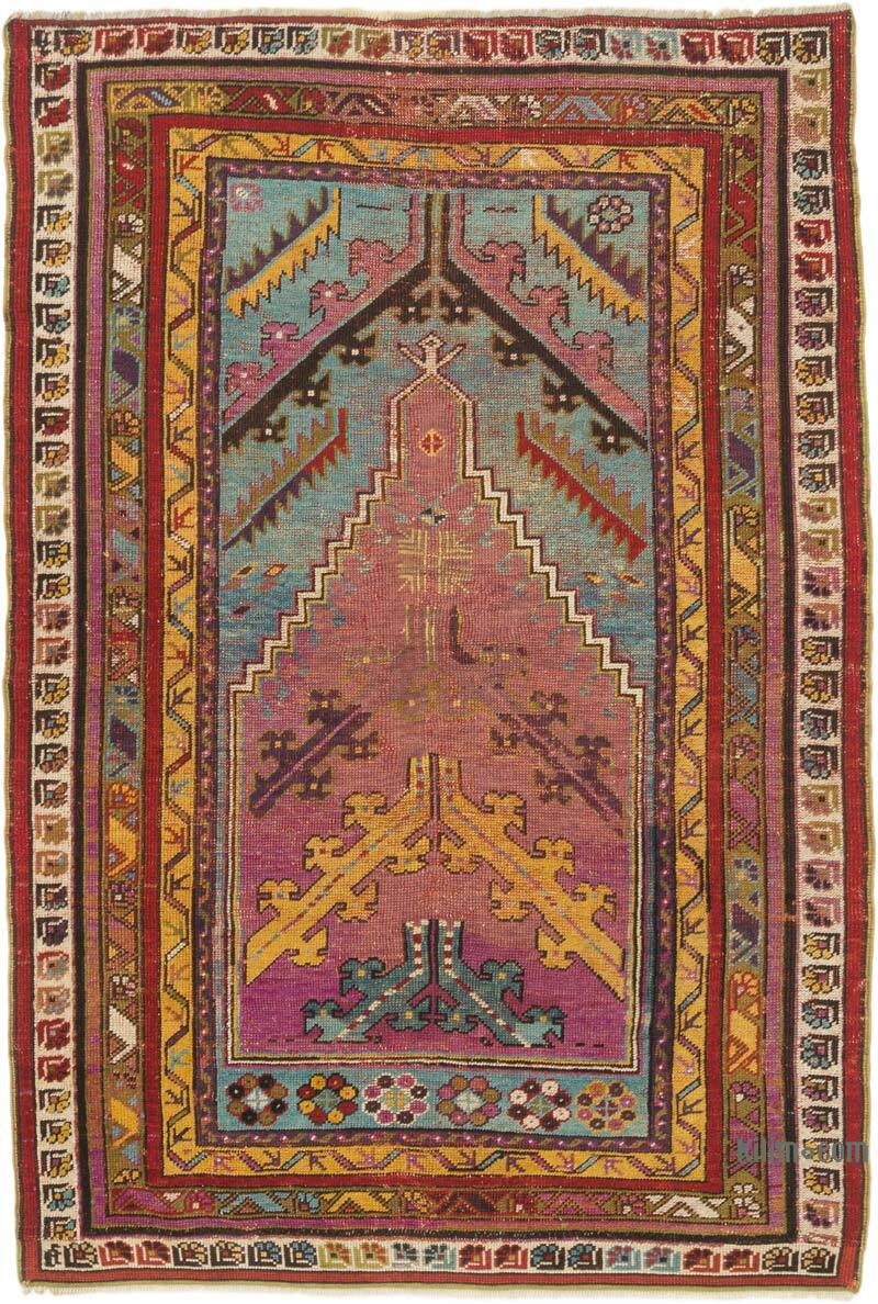 Antique Mucur Hand-Knotted Rug - 3' 9" x 5' 6" (45" x 66") - K0076476