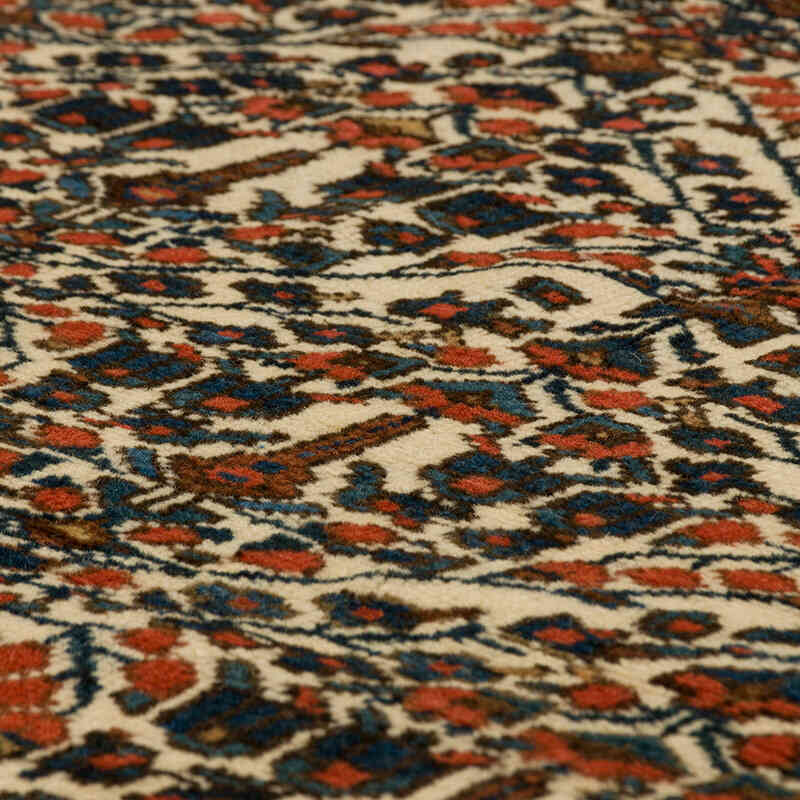 Alfombra Oriental Vintage Anudada a Mano - 143 cm x 164 cm - K0076478