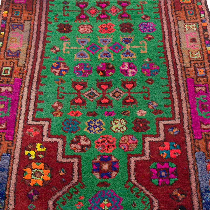 El Dokuma Vintage Halı - 85 cm x 147 cm - K0076480