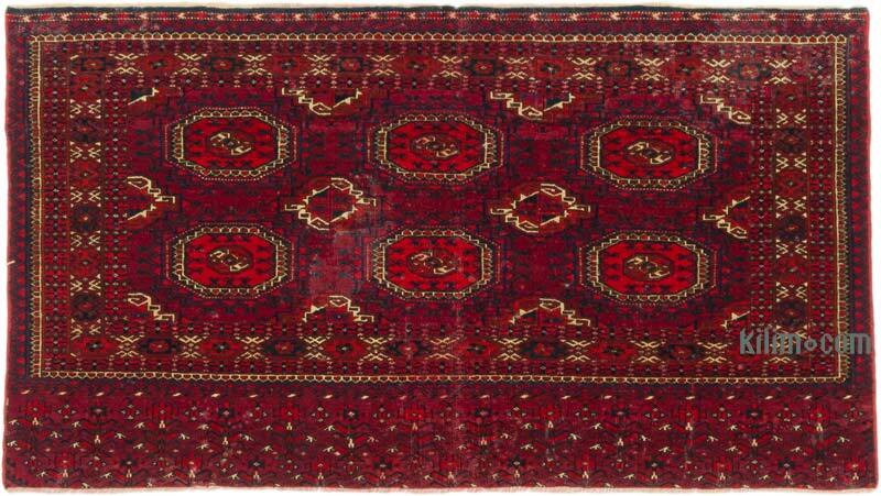 Antique Turkoman Rug - 4' 1" x 2' 4" (49" x 28") - K0076482