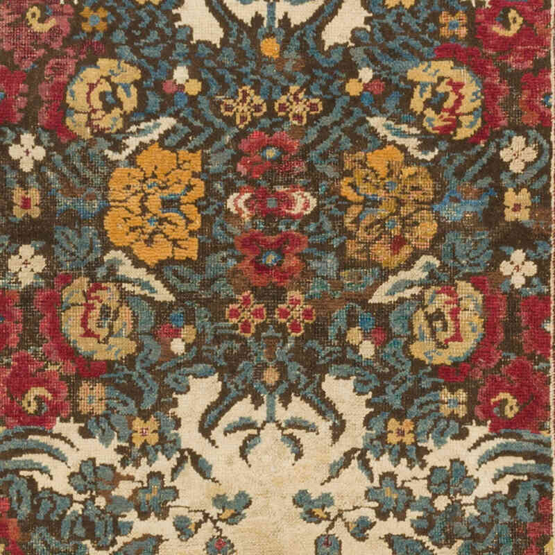 Alfombra Vintage Turca Anudada a Mano - 84 cm x 165 cm - K0076484