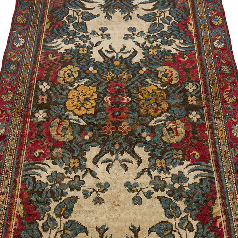 Alfombra Vintage Turca Anudada a Mano - 84 cm x 165 cm - K0076484