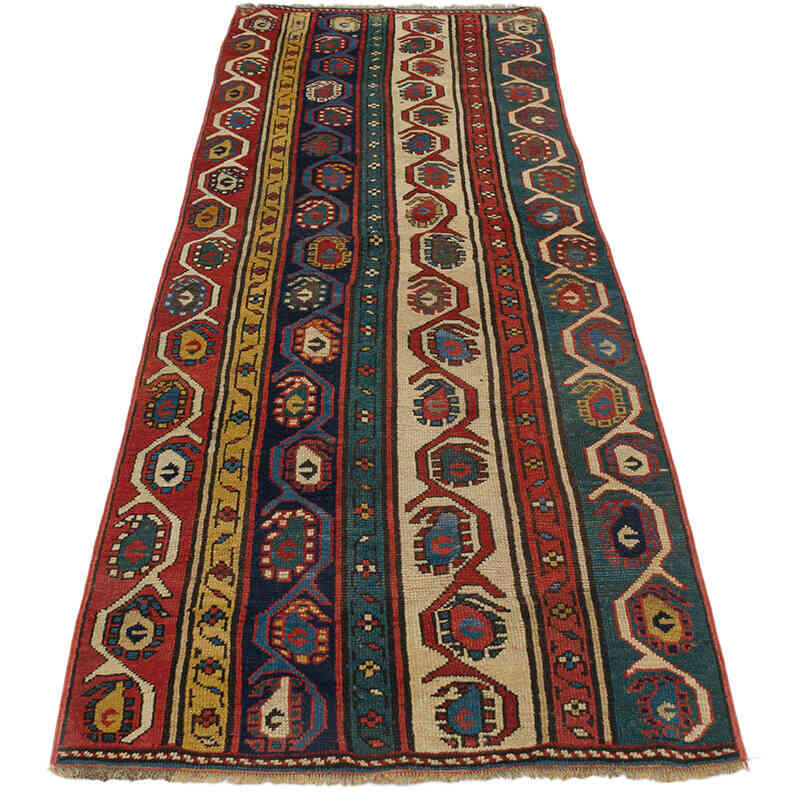 Vintage Turkish Hand-Knotted Rug - 2' 3" x 6' 5" (27" x 77") - K0076485