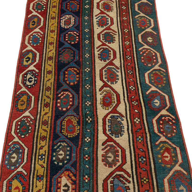 Vintage Turkish Hand-Knotted Rug - 2' 3" x 6' 5" (27" x 77") - K0076485
