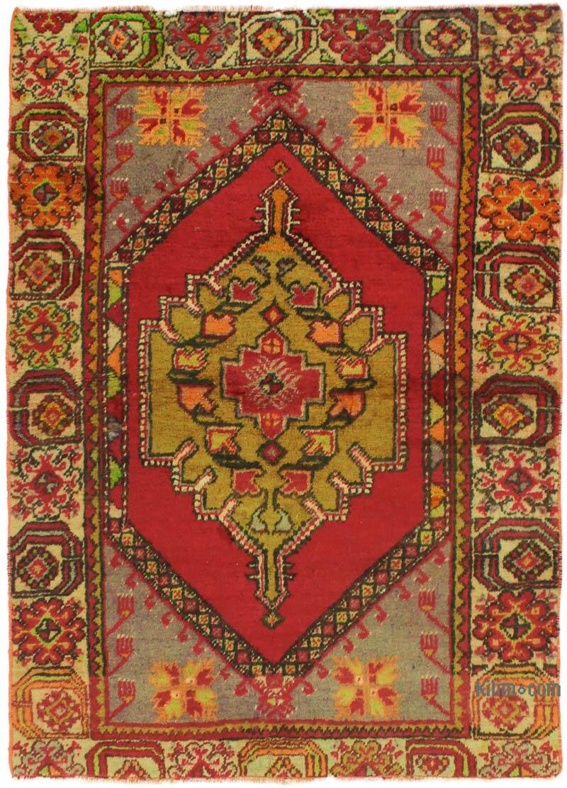 Alfombra Turca Vintage De Pasillo - 100 cm x 136 cm - K0076500