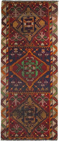 Vintage Anadolu Yolluk - 125 cm x 305 cm