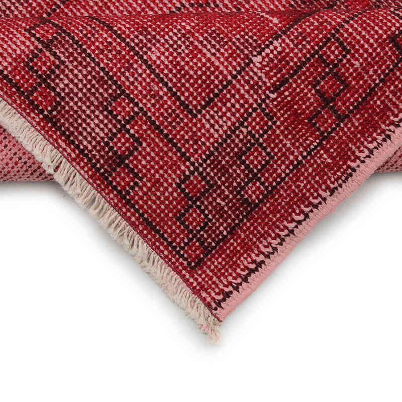 Boyalı El Dokuma Vintage Halı Yolluk - 90 cm x 280 cm - K0076506