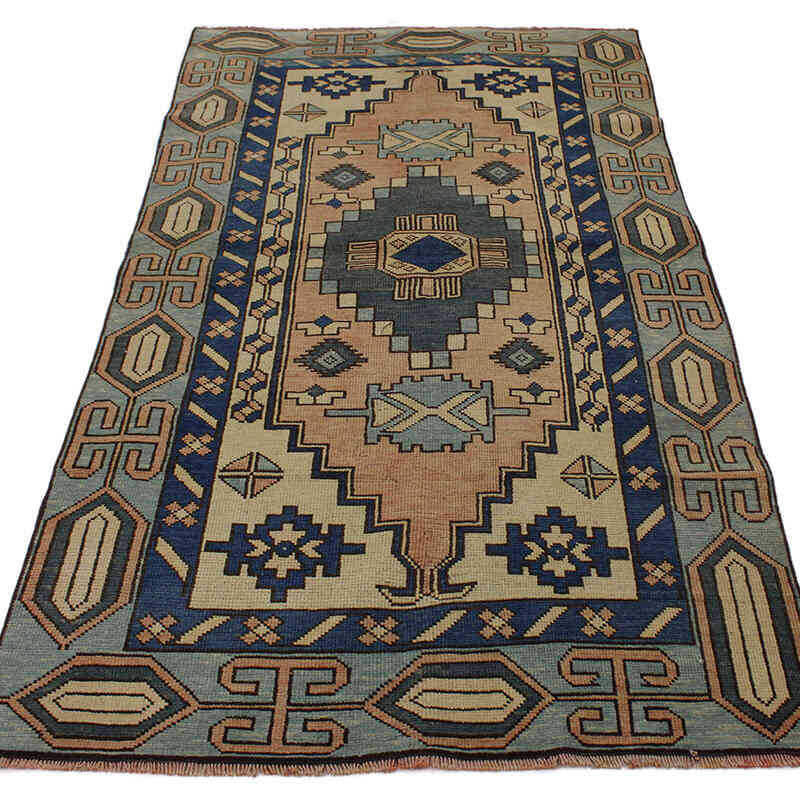 Alfombra Turca Vintage De Pasillo - 110 cm x 197 cm - K0076508