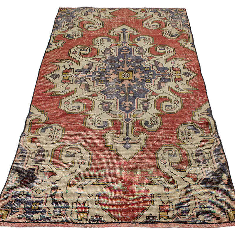 Vintage Turkish Hand-Knotted Runner - 3' 5" x 6' 6" (41" x 78") - K0076509