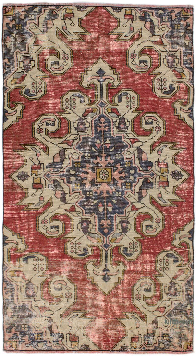 Vintage Turkish Hand-Knotted Runner - 3' 5" x 6' 6" (41" x 78") - K0076509