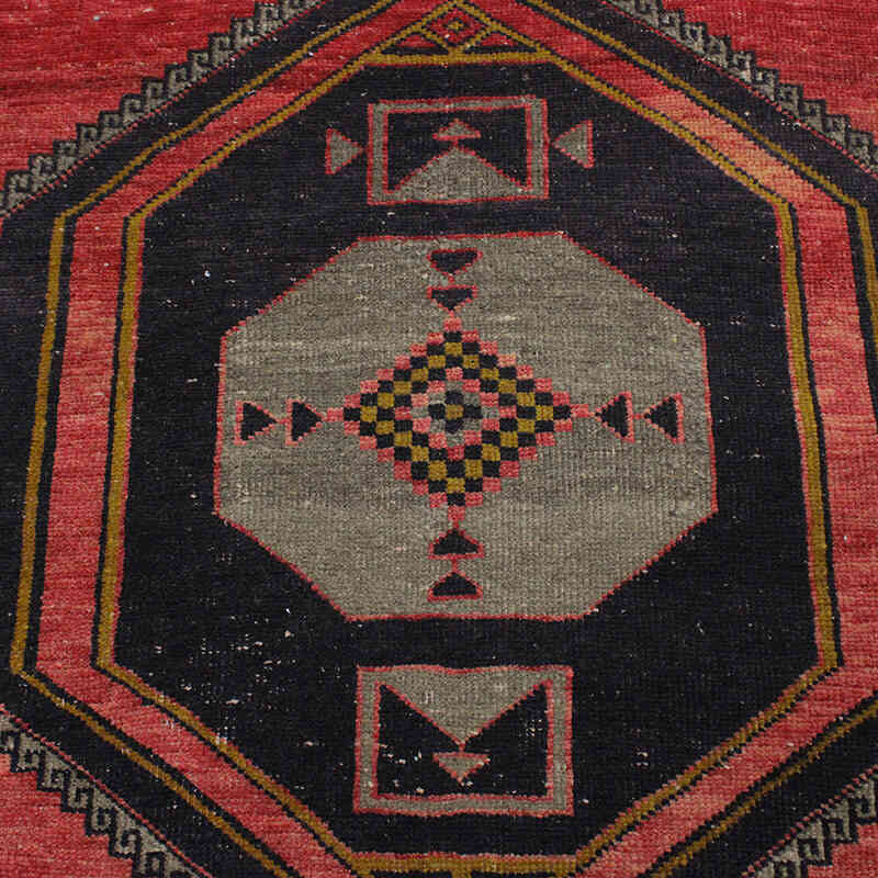 Vintage Turkish Hand-Knotted Runner - 3' 7" x 10' 4" (43" x 124") - K0076512