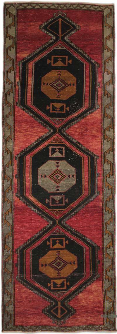 Alfombra Turca Vintage De Pasillo - 108 cm x 316 cm