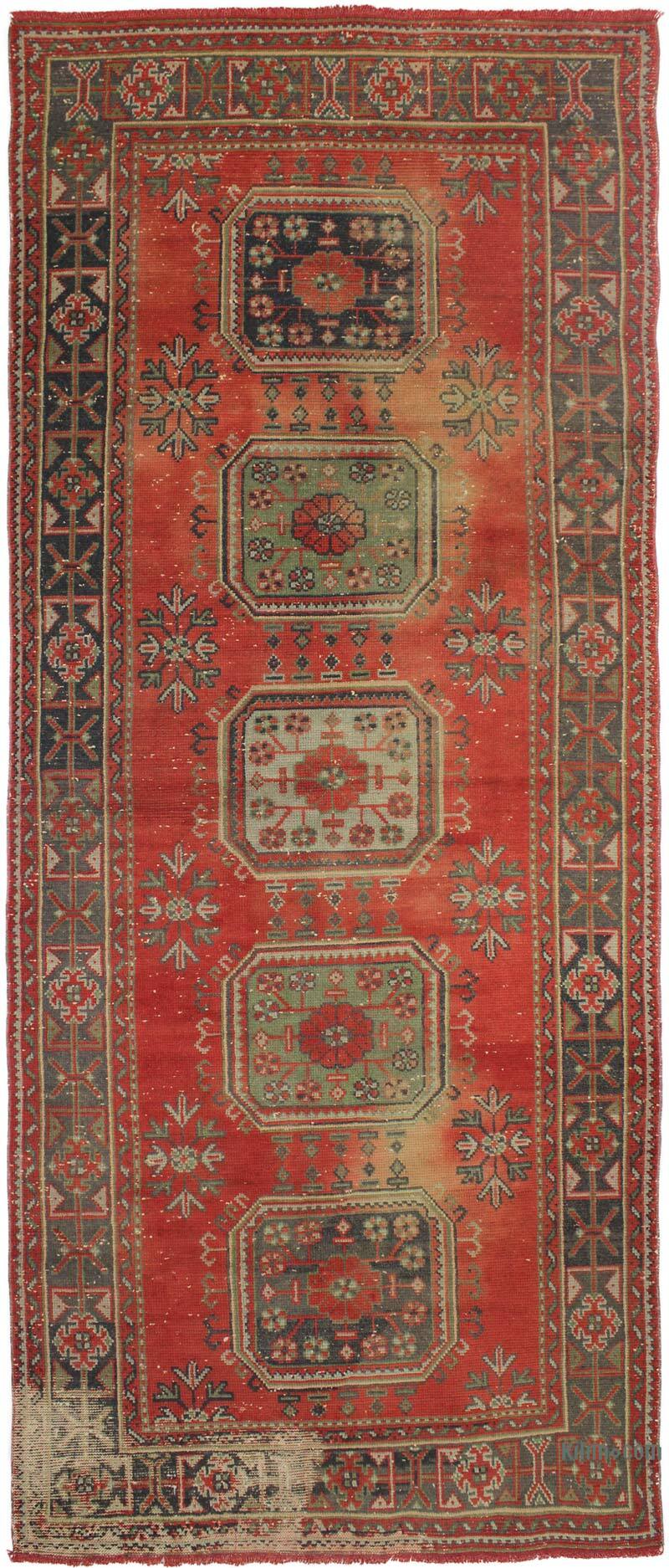 Vintage Anadolu Yolluk - 136 cm x 328 cm - K0076513