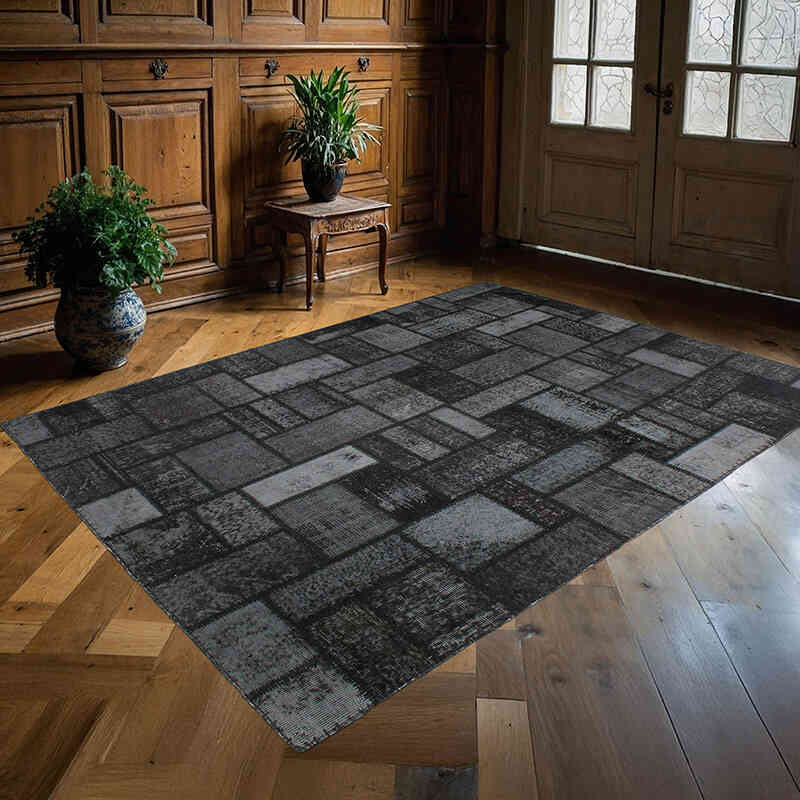 Alfombra Turca de Retazos - 172 cm x 238 cm - K0076521