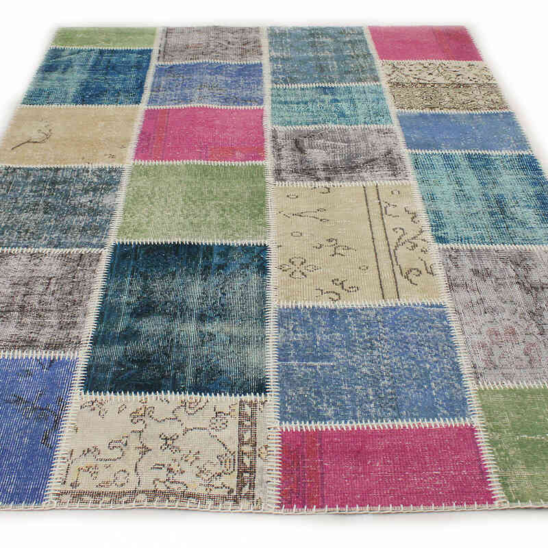Alfombra Turca de Retazos - 162 cm x 238 cm - K0076530