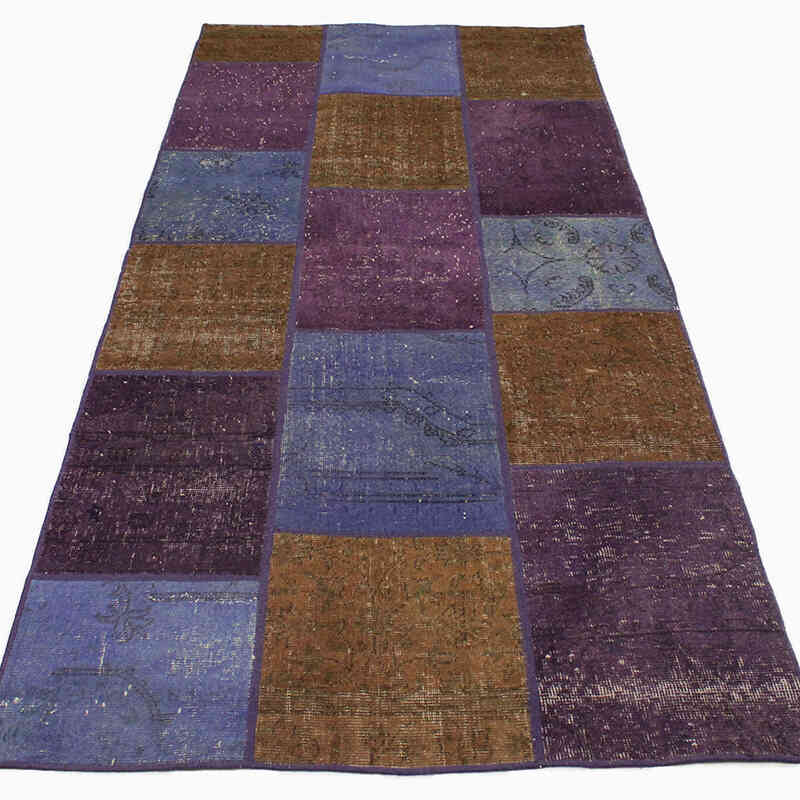 Alfombra De Retazos Turca Sobre-teñida - 110 cm x 250 cm - K0076538