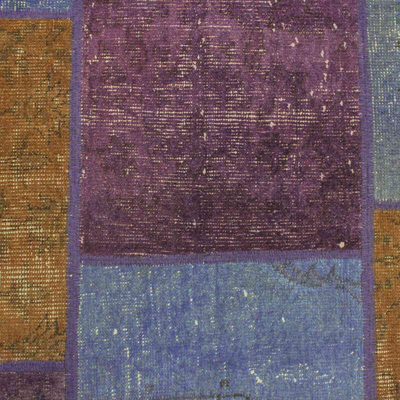 Alfombra De Retazos Turca Sobre-teñida - 110 cm x 250 cm - K0076538