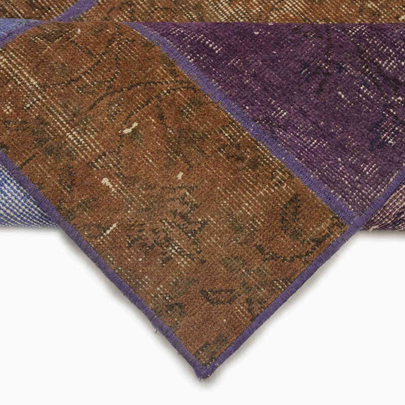 Alfombra De Retazos Turca Sobre-teñida - 110 cm x 250 cm - K0076539