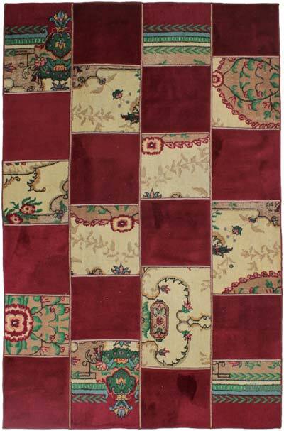 Patchwork El Dokuma Halı - 150 cm x 230 cm