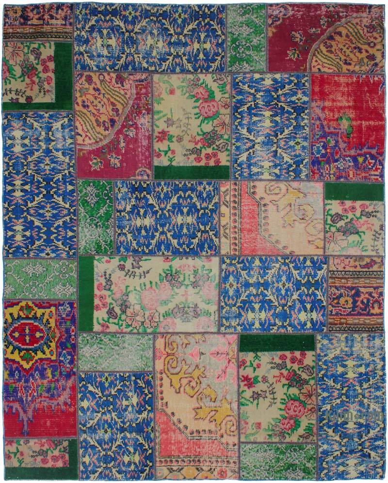 Patchwork El Dokuma Halı - 190 cm x 241 cm - K0076548