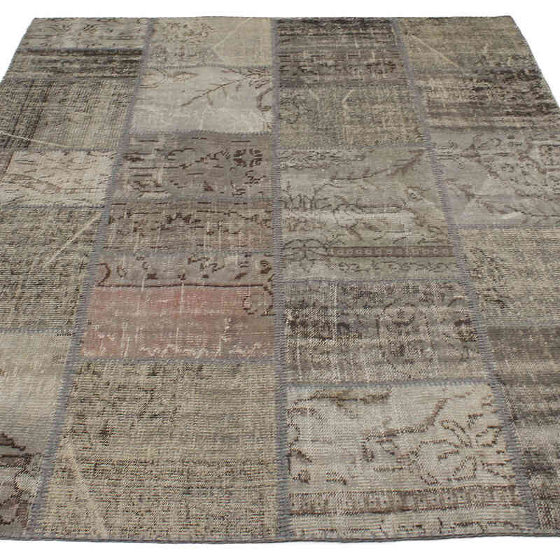 Patchwork El Dokuma Halı - 170 cm x 240 cm - K0076550