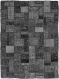 Patchwork Hand-Knotted Turkish Rug - 5' 8" x 7' 10" (68" x 94")
