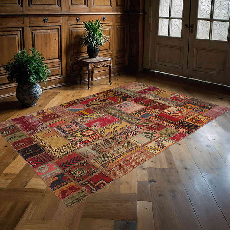 Alfombra Turca de Retazos - 144 cm x 224 cm - K0076557