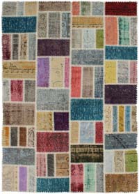 Alfombra Turca de Retazos - 148 cm x 210 cm