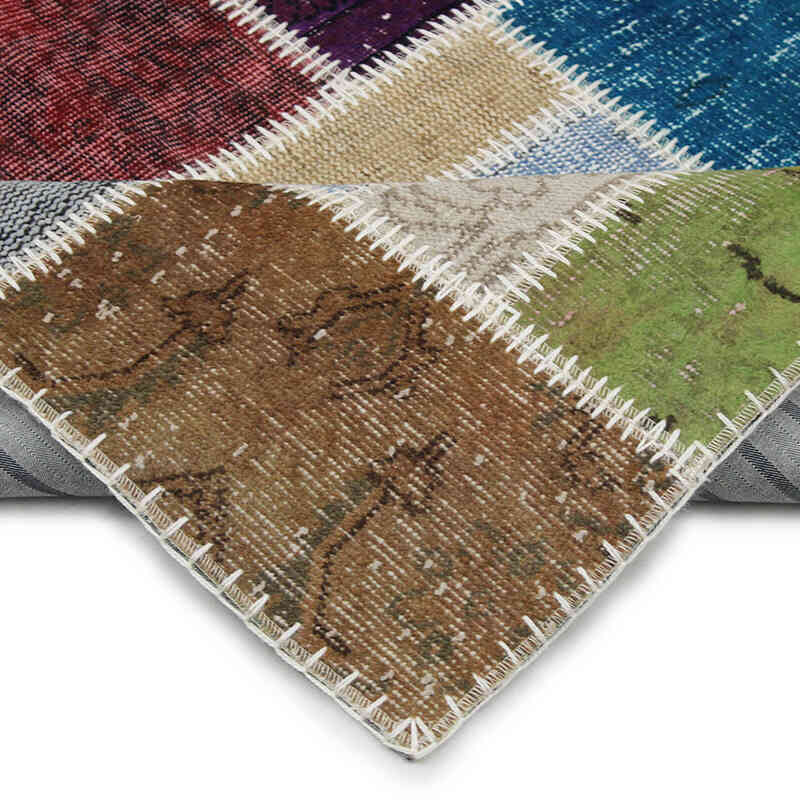 Patchwork El Dokuma Halı - 148 cm x 210 cm - K0076570