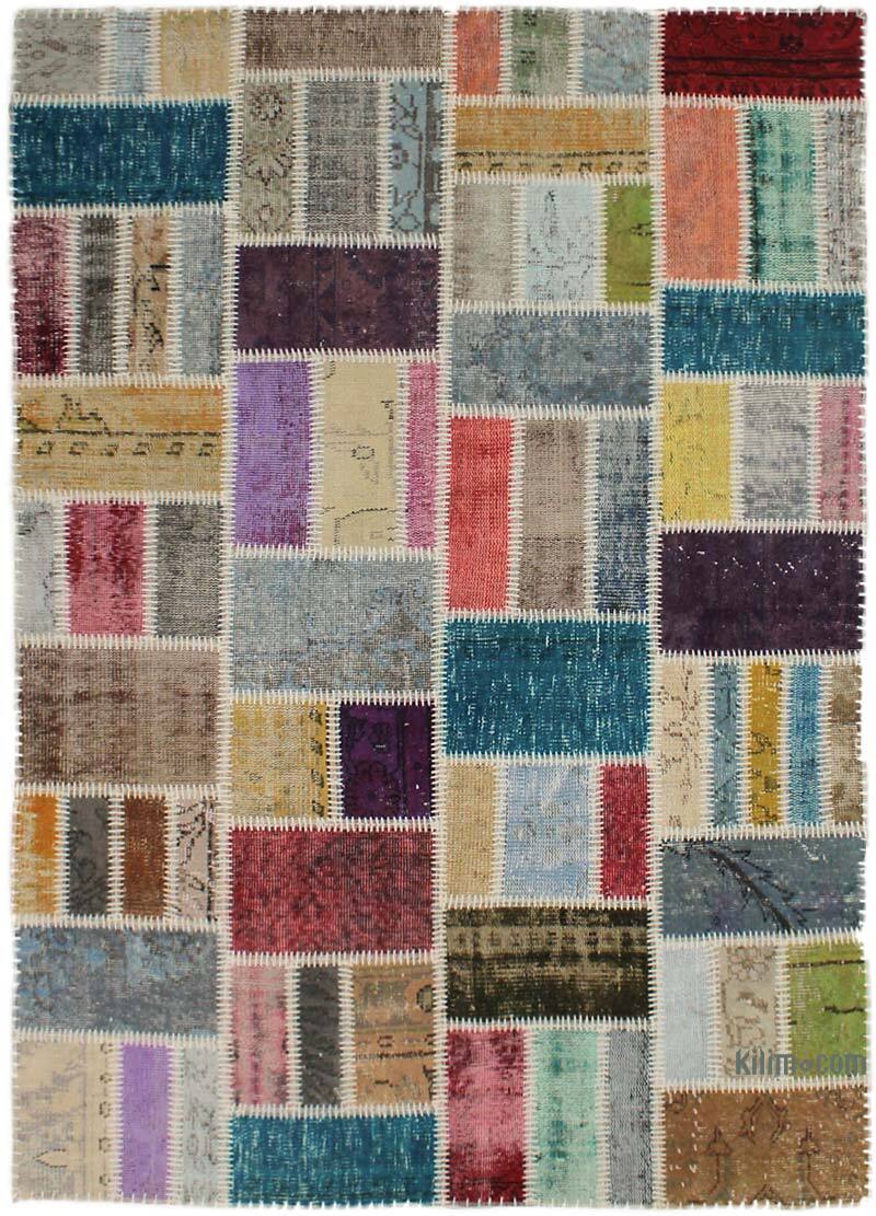 Patchwork El Dokuma Halı - 148 cm x 210 cm - K0076570