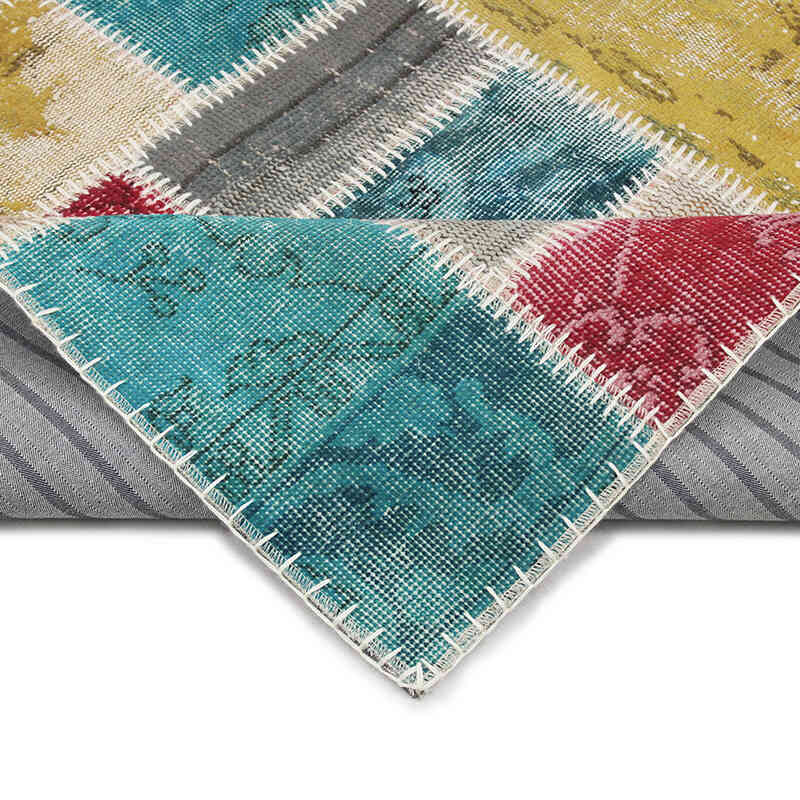 Alfombra Turca de Retazos - 156 cm x 200 cm - K0076576