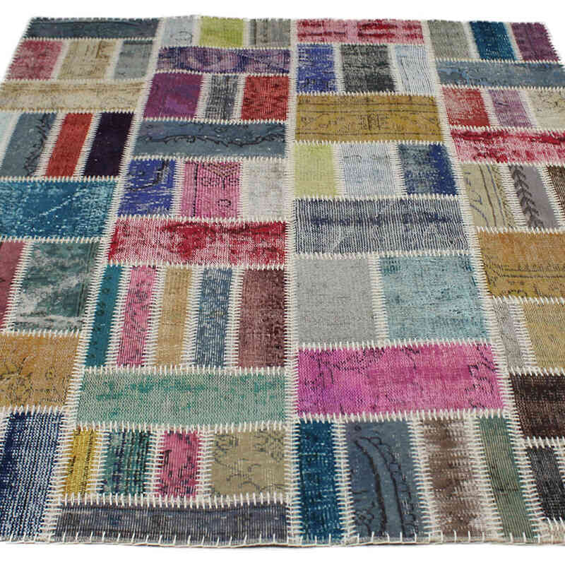 Alfombra Turca de Retazos - 156 cm x 202 cm - K0076577