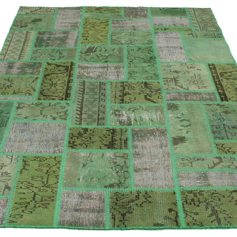 Patchwork El Dokuma Halı - 148 cm x 200 cm - K0076581