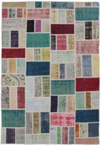 Patchwork El Dokuma Halı - 165 cm x 240 cm
