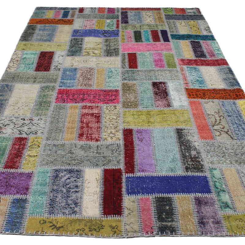 Patchwork El Dokuma Halı - 174 cm x 290 cm - K0076587