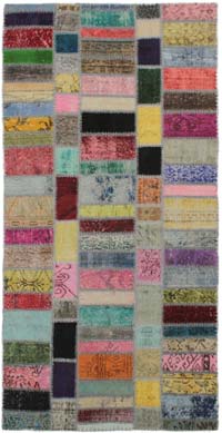 Alfombra Turca de Retazos - 116 cm x 230 cm