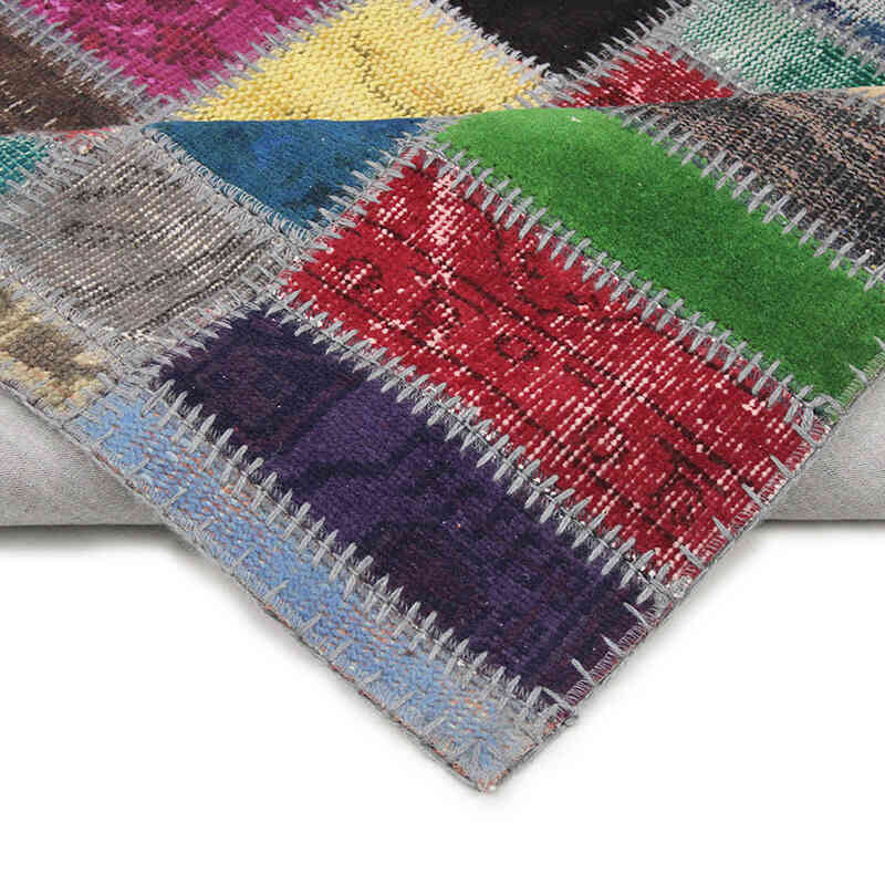 Patchwork El Dokuma Halı - 116 cm x 230 cm - K0076589