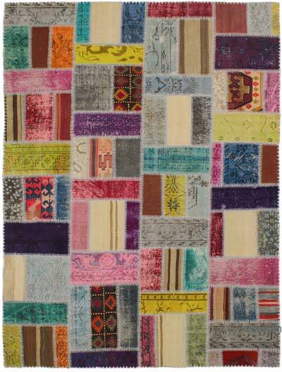 Alfombra Turca de Retazos - 182 cm x 243 cm