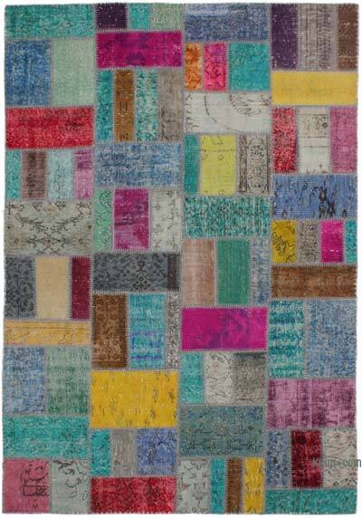 Patchwork El Dokuma Halı - 167 cm x 245 cm