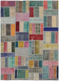 Alfombra Turca de Retazos - 173 cm x 240 cm