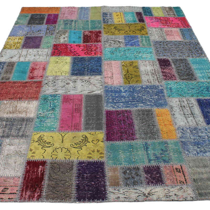 Alfombra Turca de Retazos - 166 cm x 244 cm - K0076597