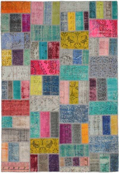Patchwork El Dokuma Halı - 166 cm x 244 cm