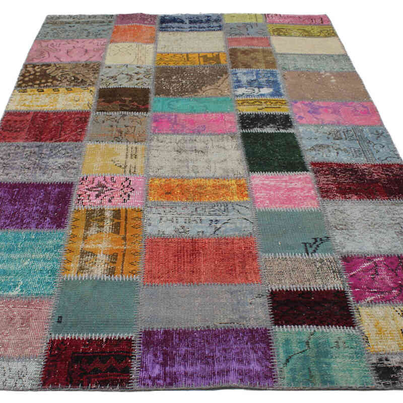 Alfombra Turca de Retazos - 155 cm x 237 cm - K0076598