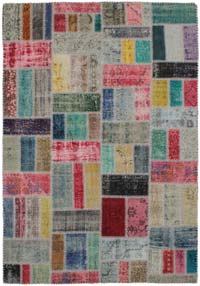 Patchwork El Dokuma Halı - 167 cm x 243 cm