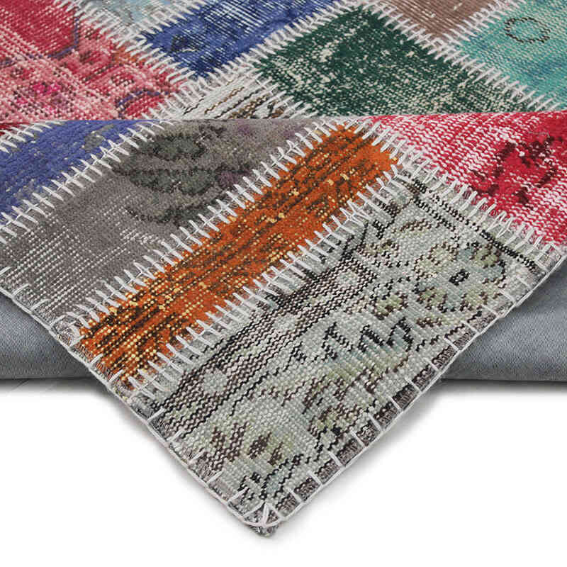Patchwork El Dokuma Halı - 167 cm x 243 cm - K0076600